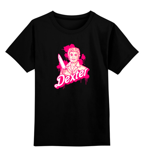 Заказать детскую футболку в Москве. Детская футболка классическая унисекс Dexter  от ПРИНТЫ ПЕЧАТЬ  - готовые дизайны и нанесение принтов.