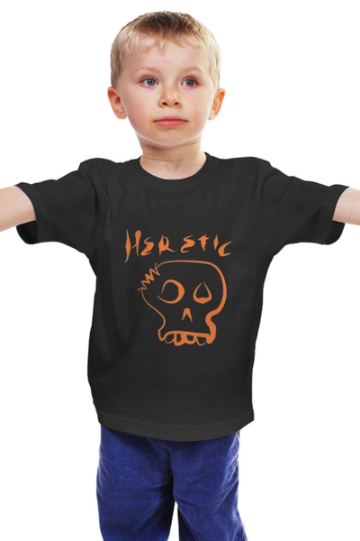 Заказать детскую футболку в Москве. Детская футболка классическая унисекс Heretic от clodwyng - готовые дизайны и нанесение принтов.