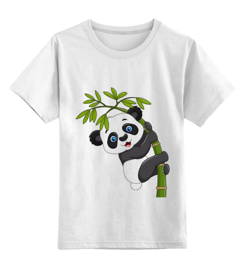 Заказать детскую футболку в Москве. Детская футболка классическая унисекс Панда от Виктор Гришин - готовые дизайны и нанесение принтов.