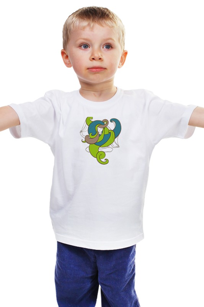 Заказать детскую футболку в Москве. Детская футболка классическая унисекс йога девушка от basova.juki@gmail.com - готовые дизайны и нанесение принтов.
