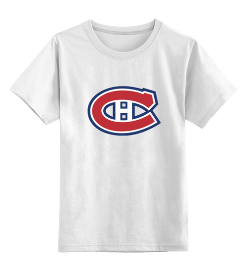 Заказать детскую футболку в Москве. Детская футболка классическая унисекс Montreal Canadiens / NHL Canada от KinoArt - готовые дизайны и нанесение принтов.
