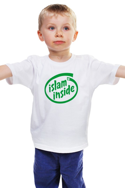 Заказать детскую футболку в Москве. Детская футболка классическая унисекс Ислам внутри от Андрей Смирнов - готовые дизайны и нанесение принтов.