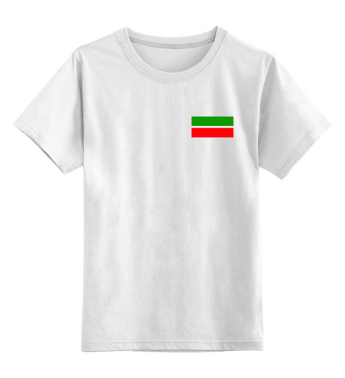 Заказать детскую футболку в Москве. Детская футболка классическая унисекс Флаг Татарстана от Kibet  - готовые дизайны и нанесение принтов.