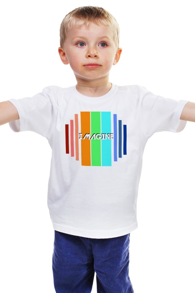 Заказать детскую футболку в Москве. Детская футболка классическая унисекс Imagine Dragons  от cherdantcev - готовые дизайны и нанесение принтов.
