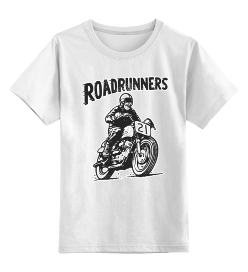 Заказать детскую футболку в Москве. Детская футболка классическая унисекс Roadruners от direktar94 - готовые дизайны и нанесение принтов.