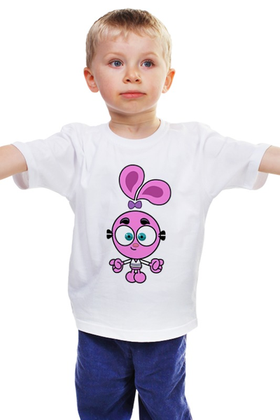Заказать детскую футболку в Москве. Детская футболка классическая унисекс Зайка от aleks_say - готовые дизайны и нанесение принтов.