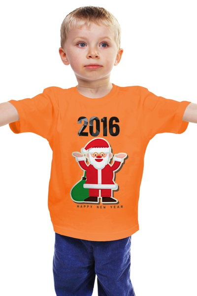 Заказать детскую футболку в Москве. Детская футболка классическая унисекс Новый 2016 год! от Raven - готовые дизайны и нанесение принтов.
