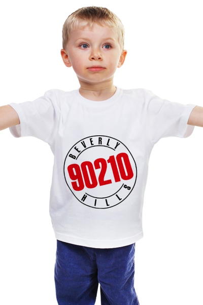 Заказать детскую футболку в Москве. Детская футболка классическая унисекс 90210 от Vinli.shop  - готовые дизайны и нанесение принтов.