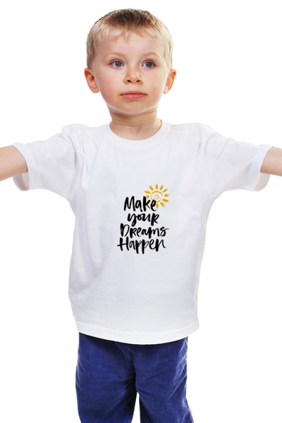 Заказать детскую футболку в Москве. Детская футболка классическая унисекс Dreams от gent777 - готовые дизайны и нанесение принтов.