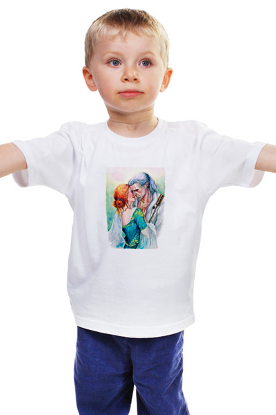 Заказать детскую футболку в Москве. Детская футболка классическая унисекс Ведьмак от GeekFox  - готовые дизайны и нанесение принтов.