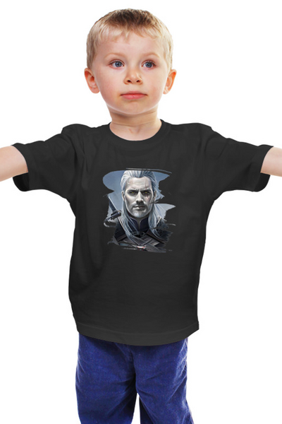 Заказать детскую футболку в Москве. Детская футболка классическая унисекс Геральд(Ведьмак) от T-shirt print  - готовые дизайны и нанесение принтов.