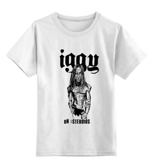 Заказать детскую футболку в Москве. Детская футболка классическая унисекс IGGY on aSTEROIDS от kruglow - готовые дизайны и нанесение принтов.