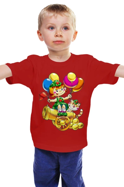 Заказать детскую футболку в Москве. Детская футболка классическая унисекс Маленький солдат от Maruska  - готовые дизайны и нанесение принтов.