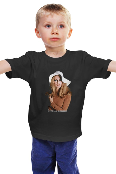 Заказать детскую футболку в Москве. Детская футболка классическая унисекс Briggite Bardot color от KinoArt - готовые дизайны и нанесение принтов.