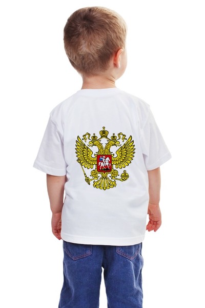 Заказать детскую футболку в Москве. Детская футболка классическая унисекс Putin от Leichenwagen - готовые дизайны и нанесение принтов.