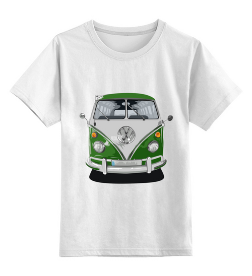 Заказать детскую футболку в Москве. Детская футболка классическая унисекс Volkswagen от nopperapon - готовые дизайны и нанесение принтов.