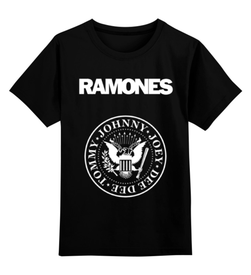 Заказать детскую футболку в Москве. Детская футболка классическая унисекс Ramones  от rancid - готовые дизайны и нанесение принтов.