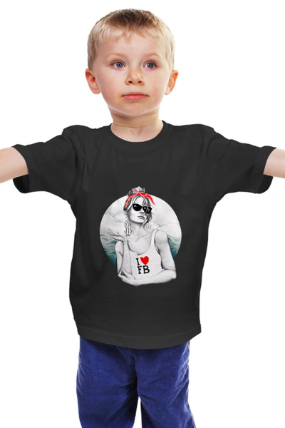 Заказать детскую футболку в Москве. Детская футболка классическая унисекс Hipster wom от Printio - готовые дизайны и нанесение принтов.
