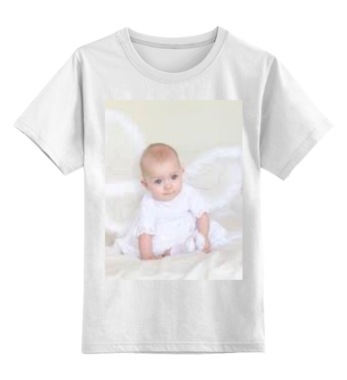 Заказать детскую футболку в Москве. Детская футболка классическая унисекс ангел от dachamacha - готовые дизайны и нанесение принтов.