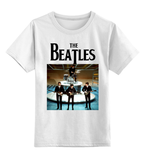 Заказать детскую футболку в Москве. Детская футболка классическая унисекс The Beatles от Владимир - готовые дизайны и нанесение принтов.