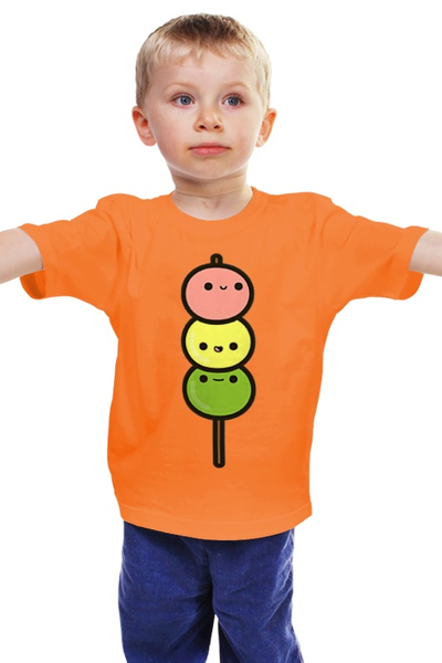 Заказать детскую футболку в Москве. Детская футболка классическая унисекс Мороженое от svetlanas - готовые дизайны и нанесение принтов.