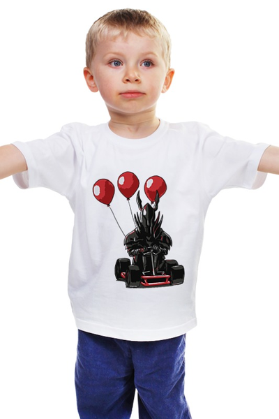 Заказать детскую футболку в Москве. Детская футболка классическая унисекс Black Knight от priceless - готовые дизайны и нанесение принтов.