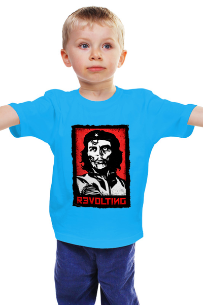 Заказать детскую футболку в Москве. Детская футболка классическая унисекс Chegevara Zombie от Leichenwagen - готовые дизайны и нанесение принтов.