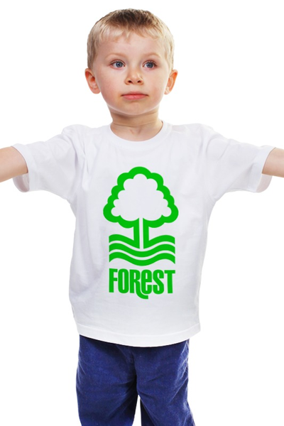 Заказать детскую футболку в Москве. Детская футболка классическая унисекс Лес (Дерево) от trugift - готовые дизайны и нанесение принтов.