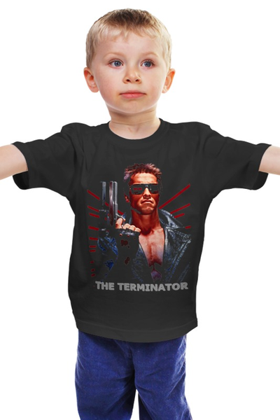 Заказать детскую футболку в Москве. Детская футболка классическая унисекс Терминатор от nasty - готовые дизайны и нанесение принтов.