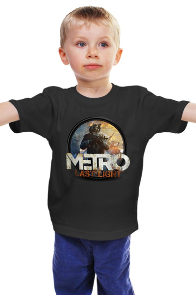 Заказать детскую футболку в Москве. Детская футболка классическая унисекс метро от biowulw@yandex.ru - готовые дизайны и нанесение принтов.