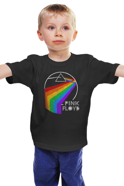 Заказать детскую футболку в Москве. Детская футболка классическая унисекс Pink Floyd от geekbox - готовые дизайны и нанесение принтов.