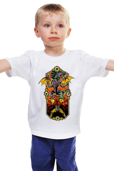 Заказать детскую футболку в Москве. Детская футболка классическая унисекс Мэторойдо от printik - готовые дизайны и нанесение принтов.