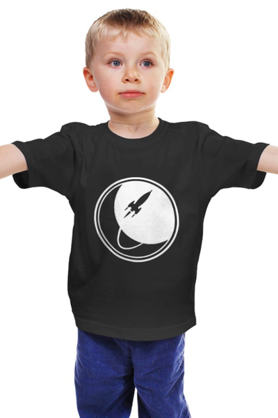 Заказать детскую футболку в Москве. Детская футболка классическая унисекс To The Stars Logo  от slider - готовые дизайны и нанесение принтов.