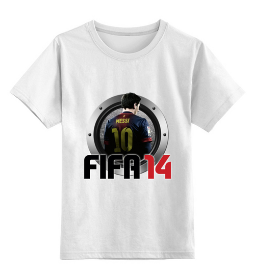 Заказать детскую футболку в Москве. Детская футболка классическая унисекс FIFA 14 от THE_NISE  - готовые дизайны и нанесение принтов.