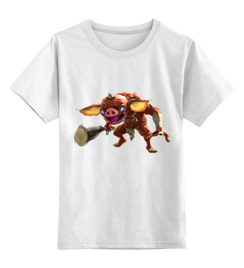 Заказать детскую футболку в Москве. Детская футболка классическая унисекс Bokoblin (Legend of Zelda) от dkn2002@mail.ru - готовые дизайны и нанесение принтов.