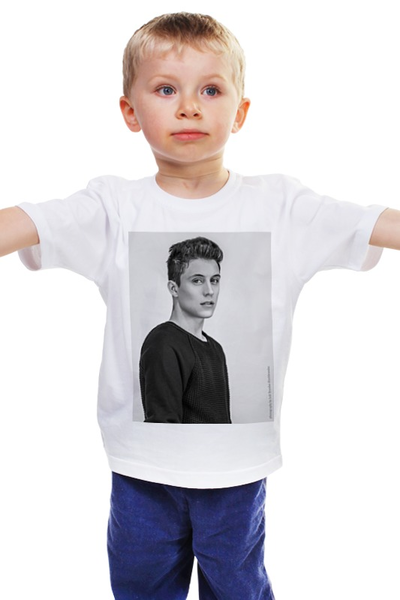 Заказать детскую футболку в Москве. Детская футболка классическая унисекс Loik Nottet от Eliza - готовые дизайны и нанесение принтов.