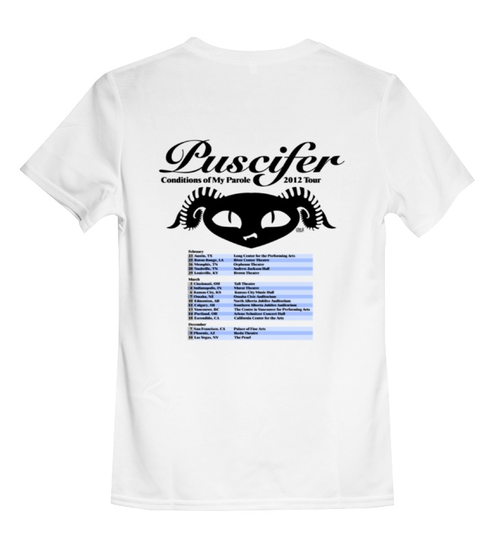Заказать детскую футболку в Москве. Детская футболка классическая унисекс Puscifer / Conditions Of My Parole от OEX design - готовые дизайны и нанесение принтов.