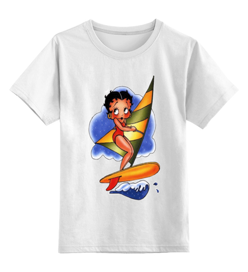 Заказать детскую футболку в Москве. Детская футболка классическая унисекс Бетти Буп от fanechka76 - готовые дизайны и нанесение принтов.