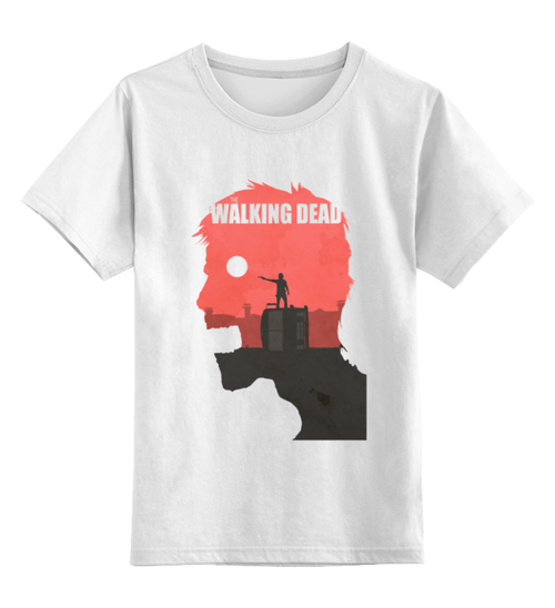 Заказать детскую футболку в Москве. Детская футболка классическая унисекс The Walking Dead от OEX design - готовые дизайны и нанесение принтов.