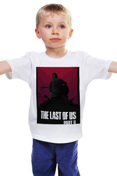 Заказать детскую футболку в Москве. Детская футболка классическая унисекс The last of us 2 от GeekFox  - готовые дизайны и нанесение принтов.
