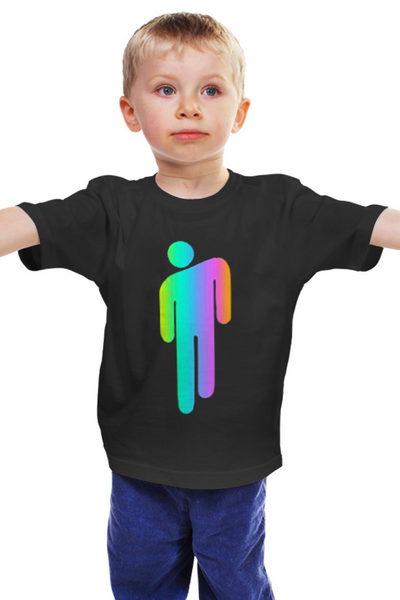 Заказать детскую футболку в Москве. Детская футболка классическая унисекс Билли Айлиш от MariYang  - готовые дизайны и нанесение принтов.