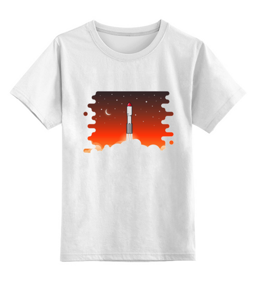 Заказать детскую футболку в Москве. Детская футболка классическая унисекс Launch…  от Stepan Fedchenko  - готовые дизайны и нанесение принтов.