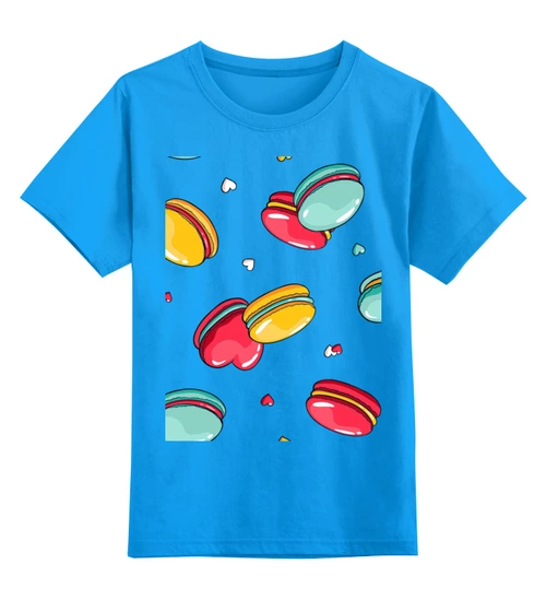 Заказать детскую футболку в Москве. Детская футболка классическая унисекс Вкусное печенье - праздник к дню рожденич. от маргарита денисова - готовые дизайны и нанесение принтов.