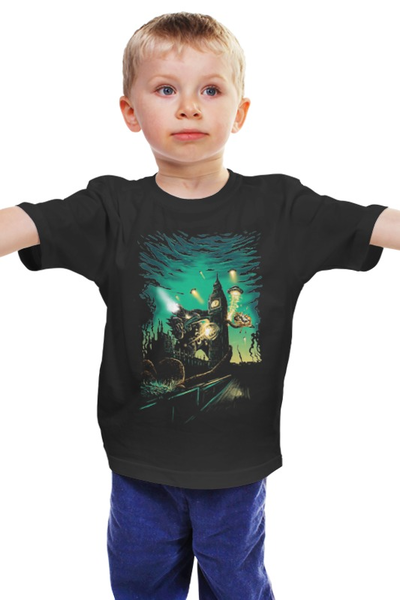 Заказать детскую футболку в Москве. Детская футболка классическая унисекс Пришельцы от printik - готовые дизайны и нанесение принтов.