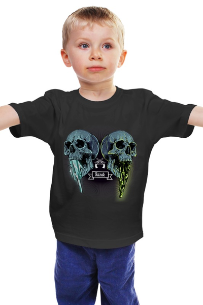 Заказать детскую футболку в Москве. Детская футболка классическая унисекс Черепа от razak - готовые дизайны и нанесение принтов.