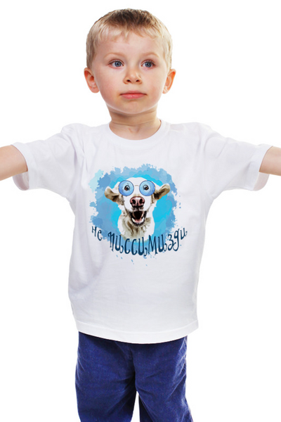 Заказать детскую футболку в Москве. Детская футболка классическая унисекс Не Писсимизди от MariYang  - готовые дизайны и нанесение принтов.