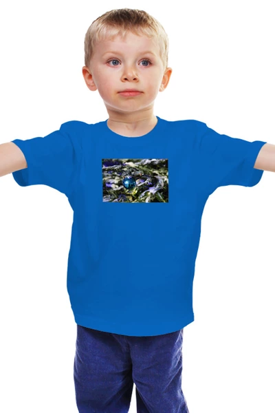 Заказать детскую футболку в Москве. Детская футболка классическая унисекс Новогодняя ёлка от Anstey  - готовые дизайны и нанесение принтов.