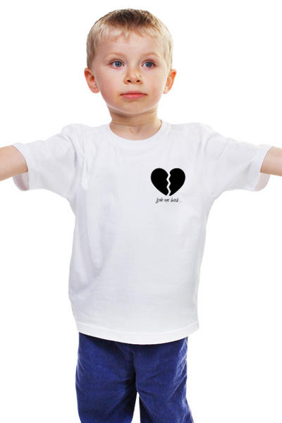 Заказать детскую футболку в Москве. Детская футболка классическая унисекс Худи с сердцем как у Пейтона Мурмайера от Михаил Илюхин - готовые дизайны и нанесение принтов.