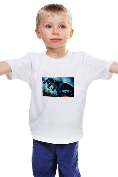 Заказать детскую футболку в Москве. Детская футболка классическая унисекс Джокер от nomadrnd@yandex.ru - готовые дизайны и нанесение принтов.