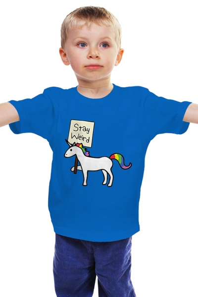 Заказать детскую футболку в Москве. Детская футболка классическая унисекс единорог от cherdantcev - готовые дизайны и нанесение принтов.
